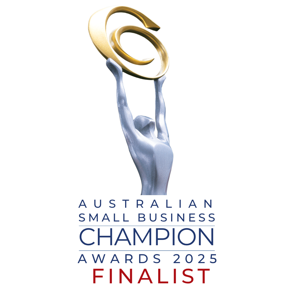 Australian Small Business Champion Awards 2025 Finalist badge