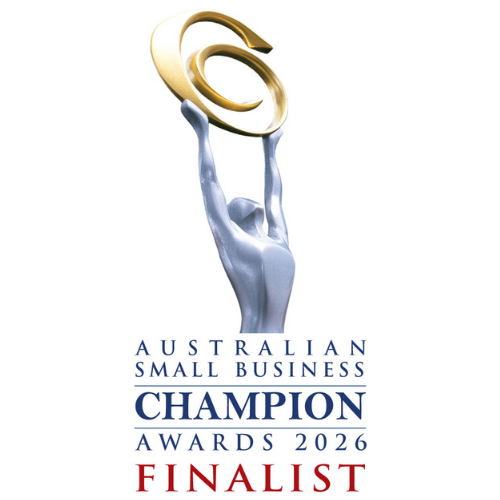 Australian Small Business Champion Awards 2026 Finalist badge