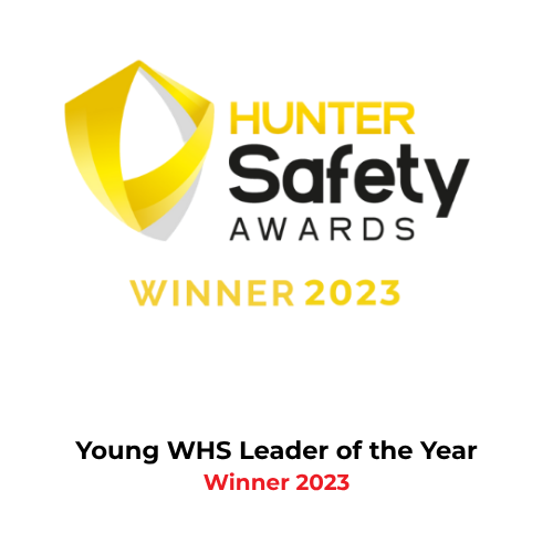 Young WHS Leader of the Year winner at the 2023 Hunter Safety Awards.