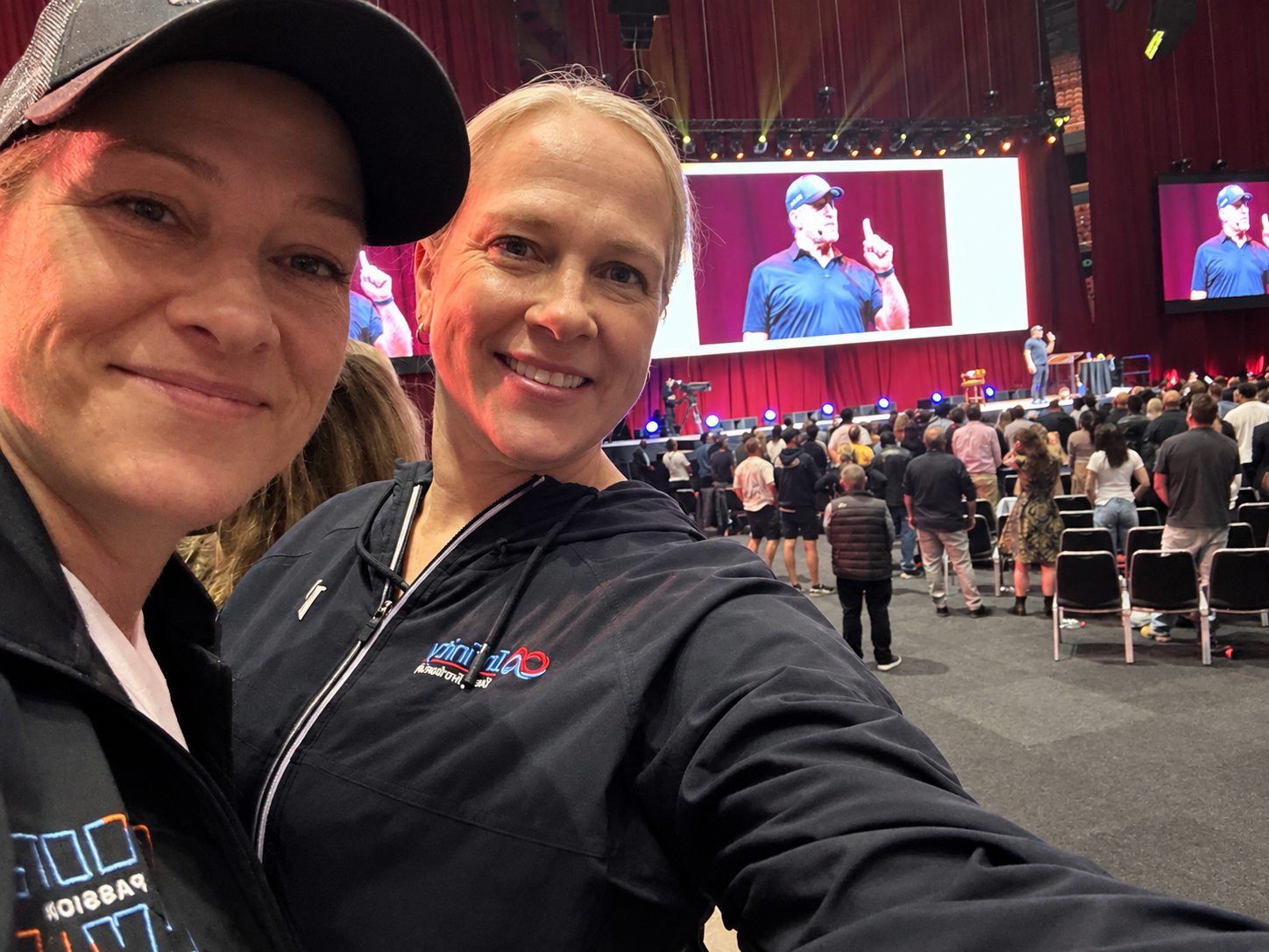 Carrie Loughnan and Monica Toews Brown from Red Insight at Fortuna One 2026 in Sydney